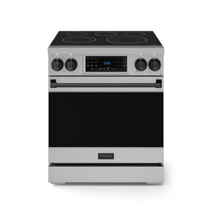 Thor Kitchen Stainless Steel Freestanding Professional Electric Range|Gordon Ramsay Series (4.55 cu.ft.) -RSE30-BLK