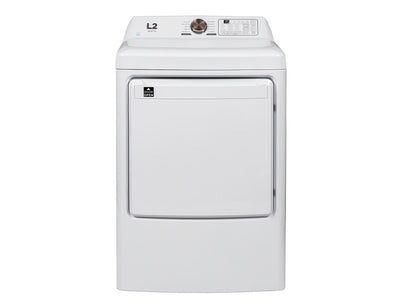 L2 White Electric Dryer (7.5 Cu. Ft) - LE52N1BWWC