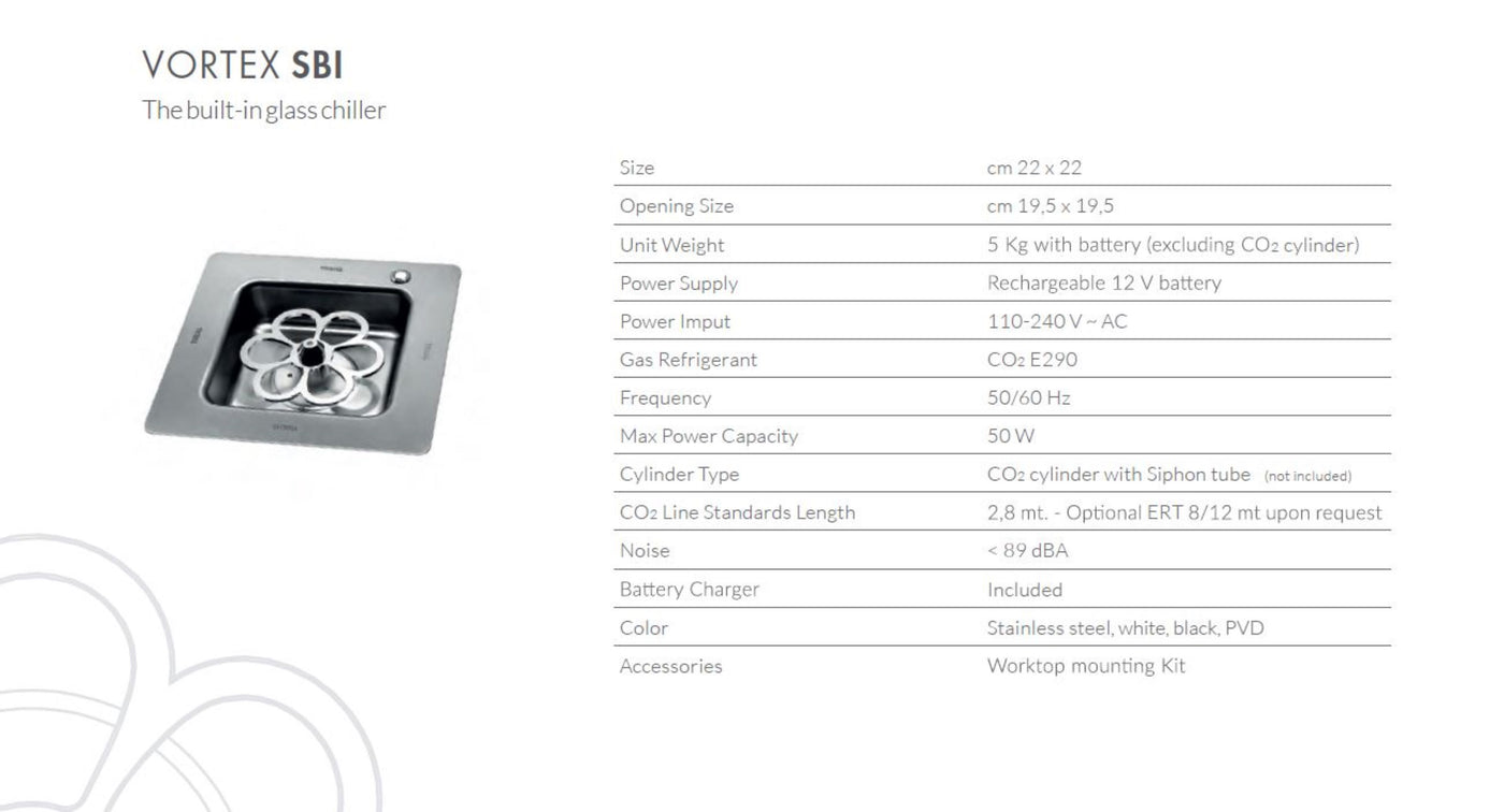 Thrill Stainless Steel Built-In Glass Chiller - SB.03.0.00--