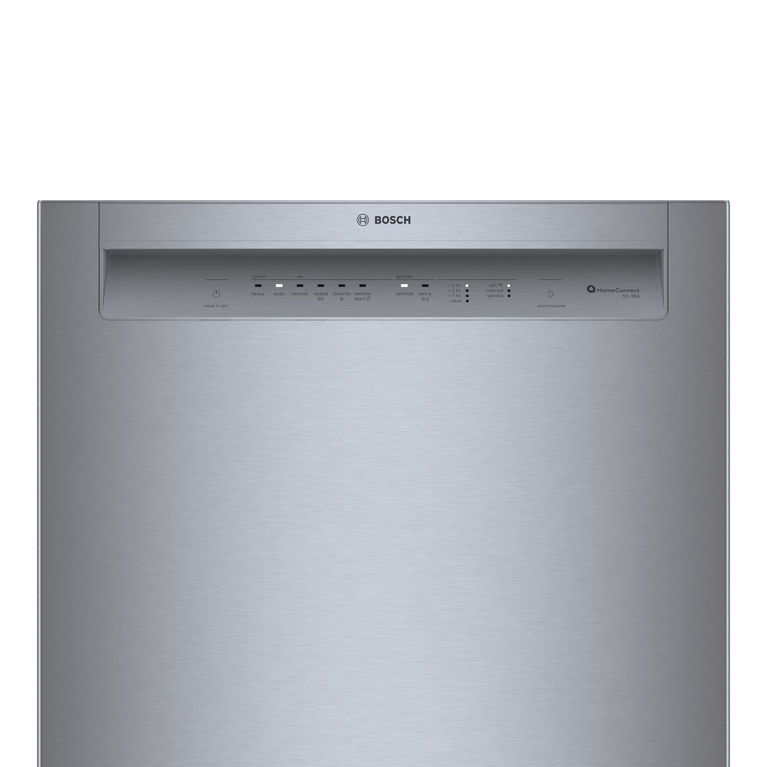 Bosch dishwasher stainless steel best sale front panel