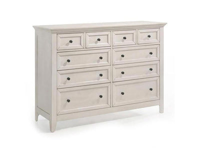 San Mateo 10 Drawer Dresser - Antique White