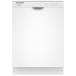 Amana White Dishwasher with Quick Wash Cycle - ADFS2524RW