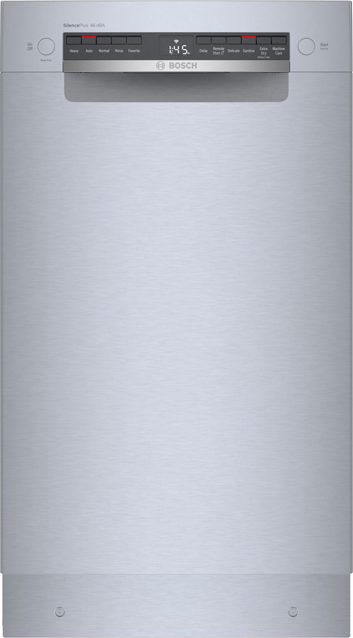 Bosch Stainless Steel 300 Series Smart 18" Dishwasher with Recessed Handle - SPE53C55UC