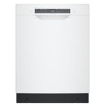 Bosch White 300 Series Smart Dishwasher with Recessed Handle - SGE53C52UC