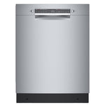 Bosch Stainless Steel 300 Series Smart Dishwasher with Recessed Handle -SGE53C55UC