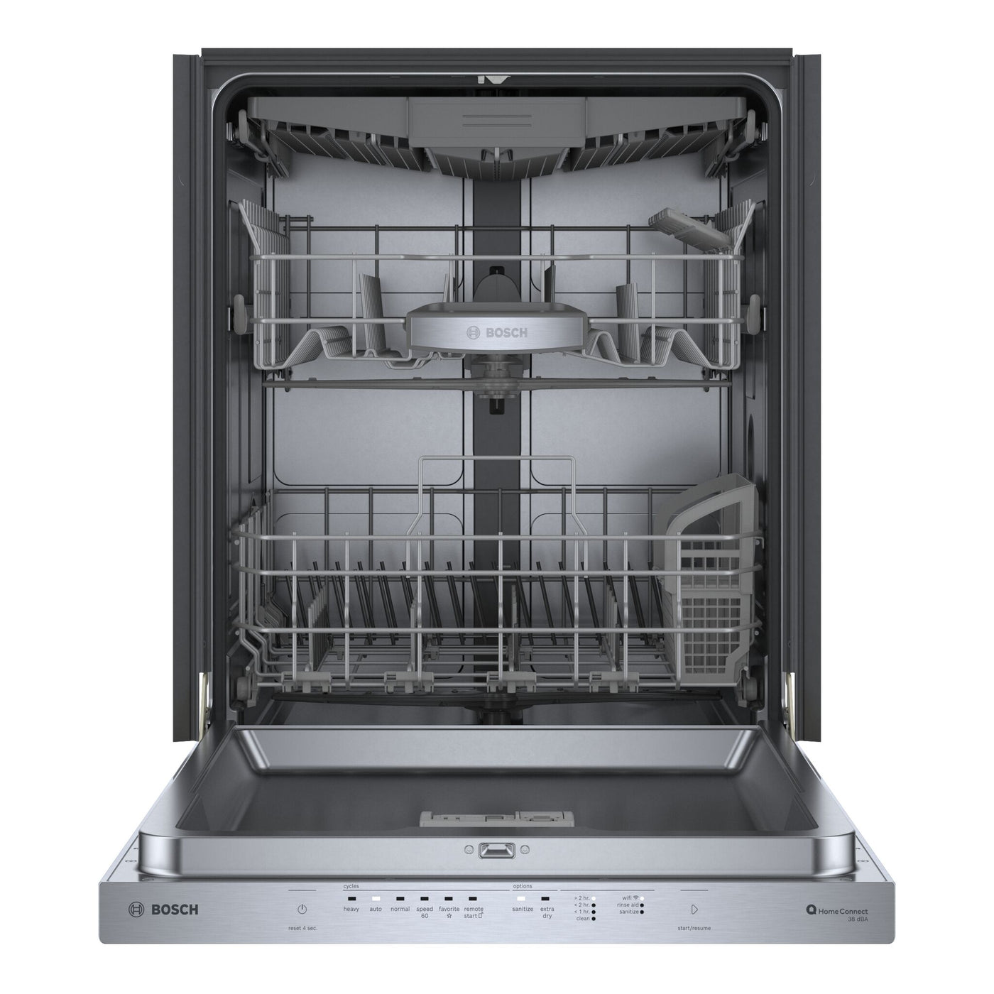 Bosch Stainless Steel 500 Series Smart Dishwasher with 3rd Rack - SHP95CM5N