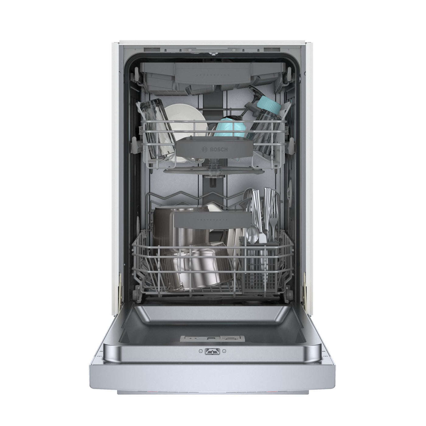 Bosch Stainless Steel 800 Series Smart 18" Dishwasher with 3rd Rack - SPE68C75UC