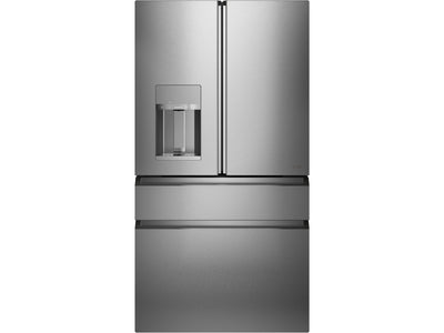 Café Platinum Glass Smart Counter-Depth 4-Door French-Door Refrigerator (22.3Cu.Ft.) - CXE22DM5PS5