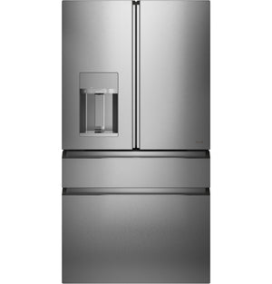GE Café Platinum Glass Smart Counter-Depth 4-Door French-Door Refrigerator (22.3Cu.Ft.) - CXE22DM5PS5
