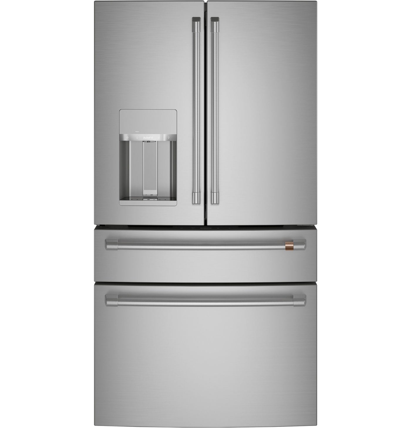 GE Café Stainless Steel Smart Counter-Depth 4-Door French-Door Refrigerator (22.3 Cu.Ft.) - CXE22DP2PS1