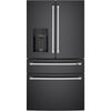 Café Matte Black Smart Counter-Depth 4-Door French-Door Refrigerator (22.3 Cu.Ft.) - CXE22DP3PD1