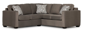 Caleb 2-Piece Sectional with Left-Facing Loveseat - Arlo Brown