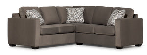 Caleb 2-Piece Sectional with Right-Facing Loveseat - Arlo Brown