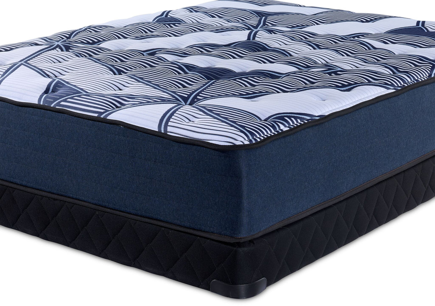 Sealy Posturepedic® Plus Sterling - Callie II Firm Tight Top Full Mattress and Low Profile Boxspring