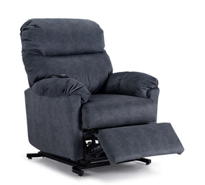 Cameron Power Lift Recliner - Slate Blue