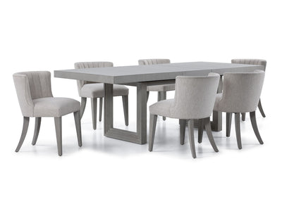 Cascade 7-Piece Extendable Dining Table Set -Dovetail Grey