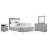 Cascade 6-Piece Queen Storage Bench Bedroom Package - Dovetail Grey