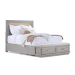 Cascade 3-Piece Queen Storage Bench Bed - Dovetail Grey