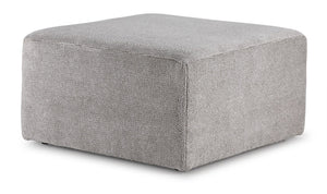 Celeste Square Ottoman - Snoopy Grey