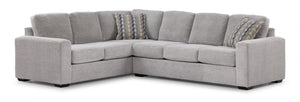 Celeste 2-Piece Sectional with Right-Facing Sofa - Grey