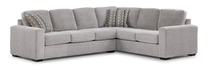 Celeste 2-Piece Sectional with Left-Facing Sofa - Grey