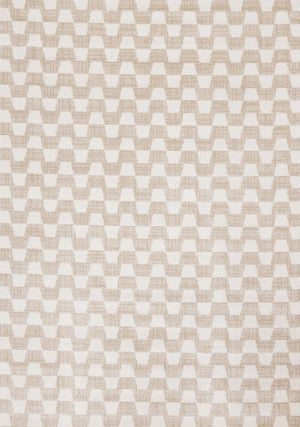 Gentle Wave 6'7"" x 9'10" Wavy Line Area Rug - Beige, Cream