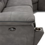 Dawson 5-Piece Power Reclining Sectional - Graphite