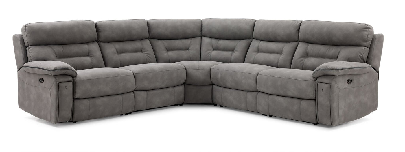 Dawson 5-Piece Power Reclining Sectional - Graphite