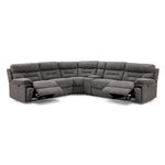 Dawson 6-Piece Power Reclining Sectional with Console - Graphite