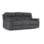 Dawson Power Reclining Sofa and Chair Set - Graphite