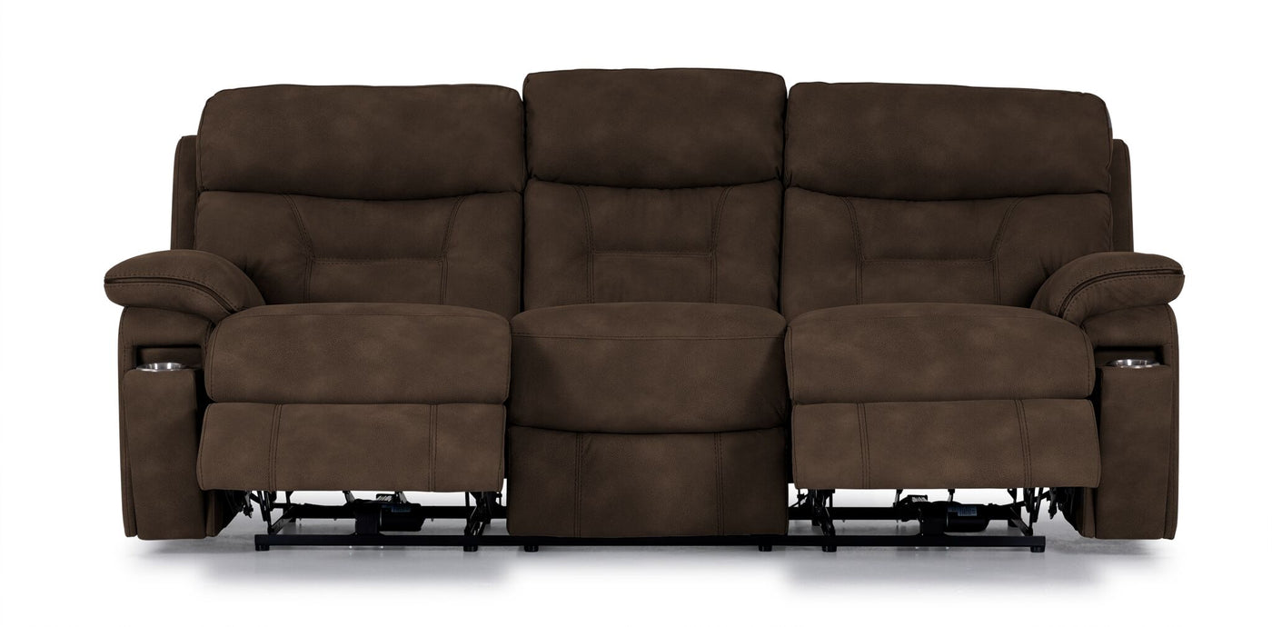 Dawson Power Reclining Sofa - Brown