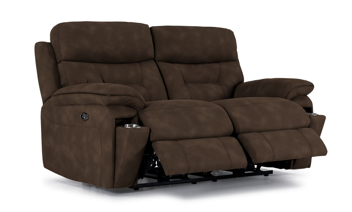 Dawson Power Reclining Loveseat - Brown