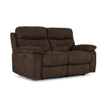 Dawson Power Reclining Sofa, Loveseat and Chair Set - Brown