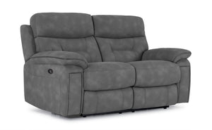 Dawson Power Reclining Loveseat - Silver Grey