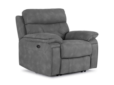 Dawson Power Reclining Chair - Silver Grey