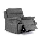 Dawson Power Reclining Chair - Silver Grey