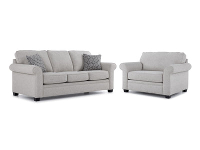 Duffield Sofa and Chair and a Half Set - Light Beige