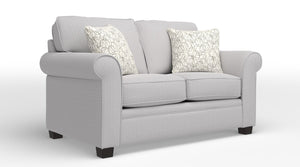 Duffield Loveseat - Smoke Light Grey