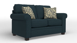 Duffield Loveseat - Dexter Dark Blue