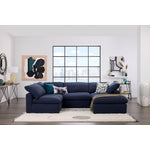 Effie 5-Piece Sectional - Blue