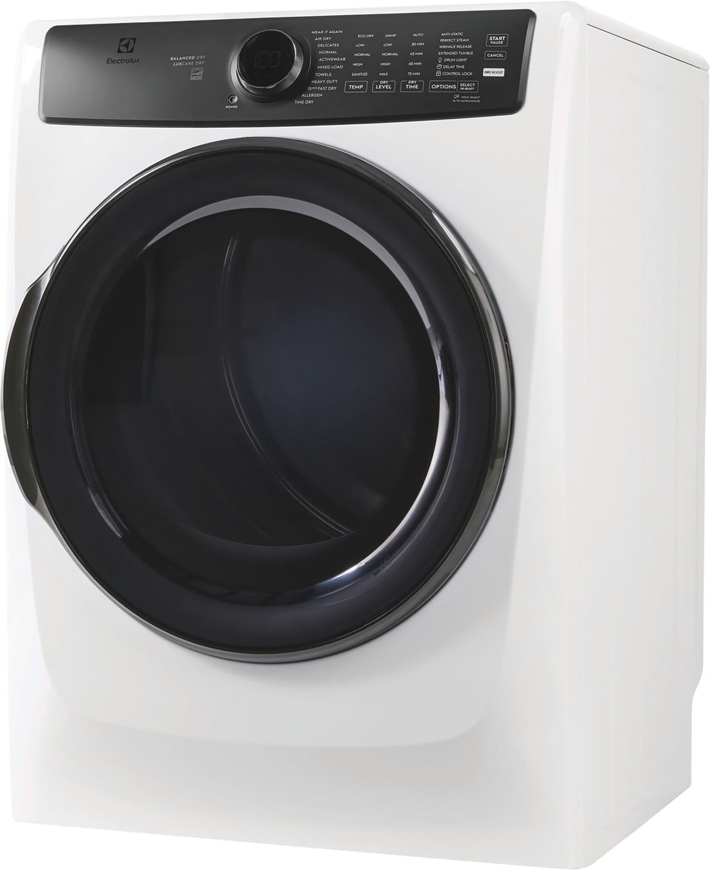 Electrolux White Front Load Perfect Steam™ Electric Dryer (8 Cu. Ft.) - ELFE773CAW