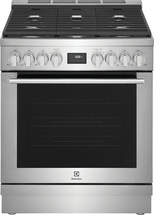 Electrolux Stainless Steel Freestanding Dual-Fuel Range (4.6 Cu. Ft.) - ECFD3068AS