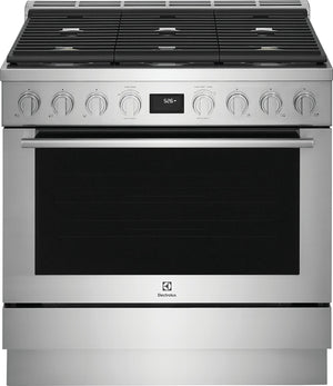 Electrolux Stainless Steel Freestanding Dual-Fuel Range (4.4 Cu. Ft.) - ECFD3668AS