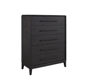 Elure 5 Drawer Chest - Peppercorn