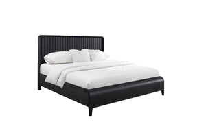 Elure 3 - Piece Queen Waterfall Panel Bed - Peppercorn