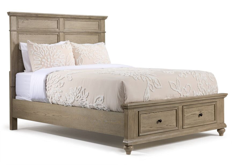 Emma 6-Piece Full Storage Bedroom Package - Oak | Leon's