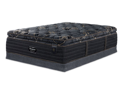 Beautyrest World Class Empress Luxury Firm Full Mattress and Low Profile Boxspring Set