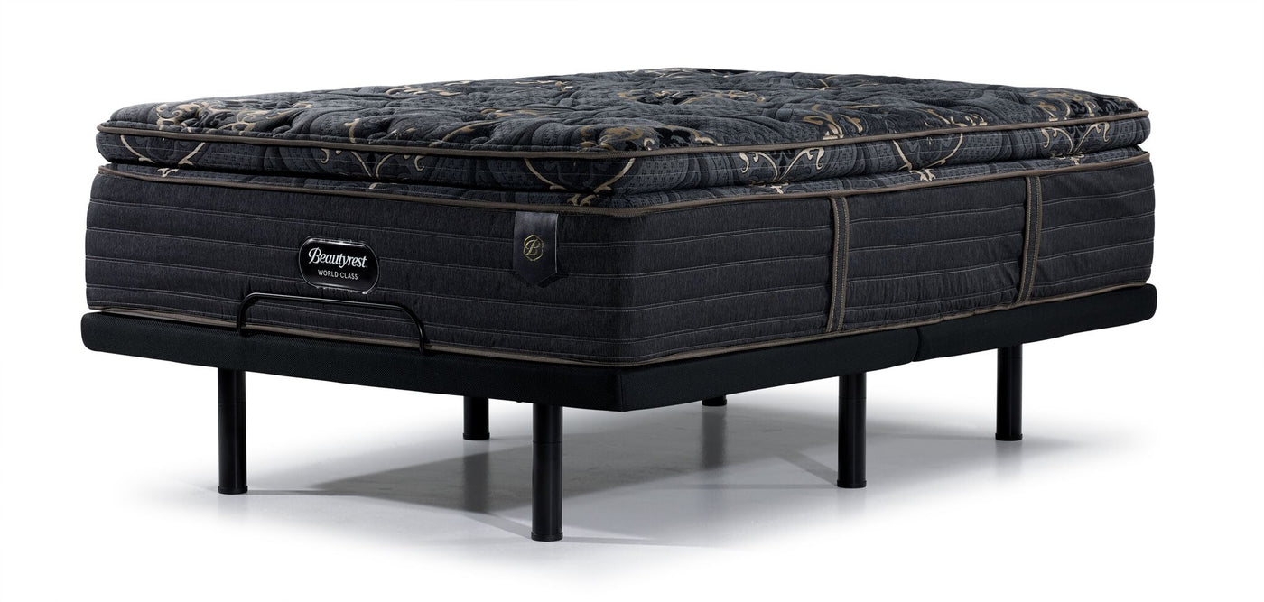 Beautyrest World Class Empress Luxury Firm Queen Mattress and L2 Motion Pro Adjustable Base