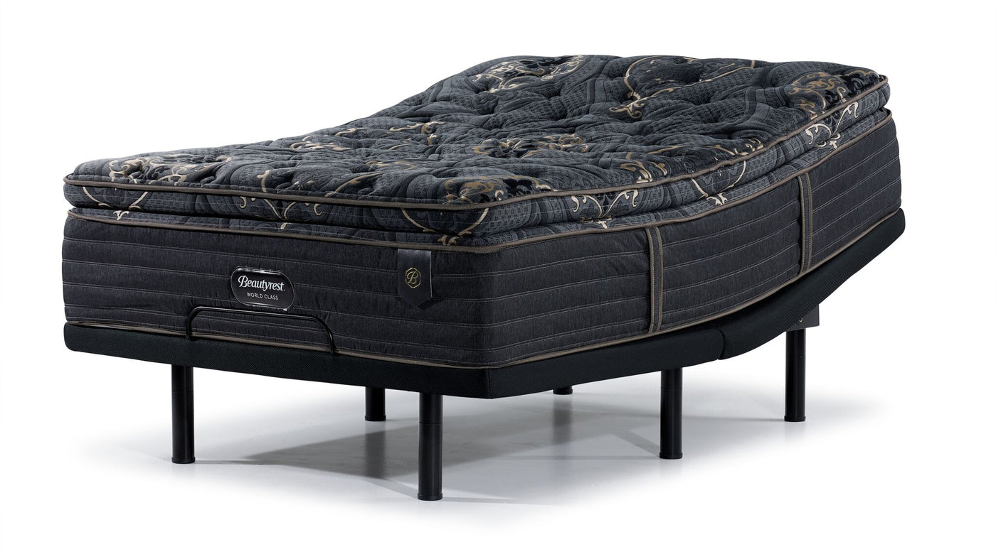 Beautyrest World Class Empress Luxury Firm King Mattress and L2 Motion Pro Adjustable Base