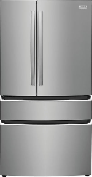 Frigidaire Gallery Smudge-Proof Stainless Steel Counter-Depth 4-Door French Door Refrigerator (22 Cu. Ft) - GRMG2272CF